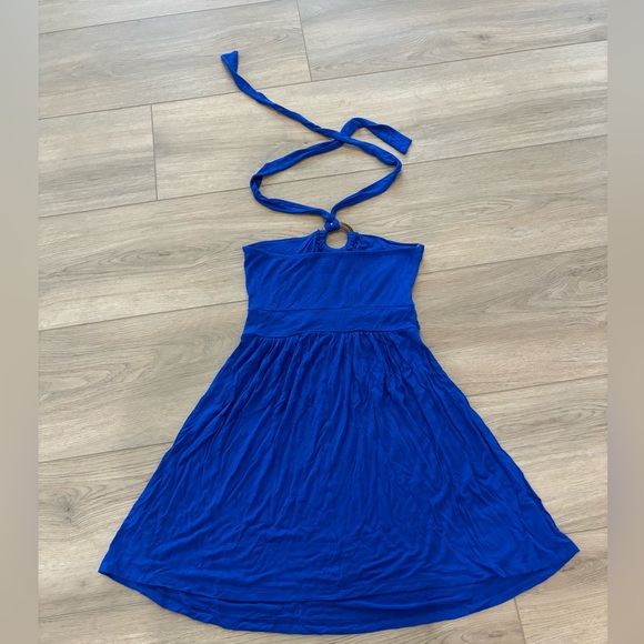 Y2K Tie Neck Sun Dress - Picture 5 of 5